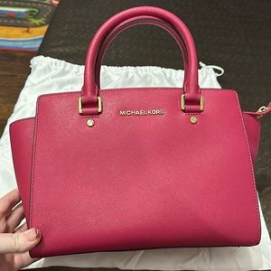 Michael Kors new Dark Pink Purse